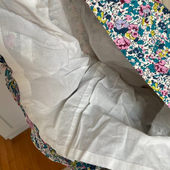 J.CREW Petite One-shoulder Tie Dress in Liberty® Claire-Aude Floral - Picture 8 of 9